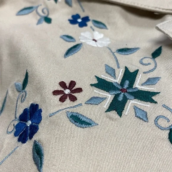 Vintage Wrangler Western Wear Embroidered Button Down Shirt - Picture 7 of 7